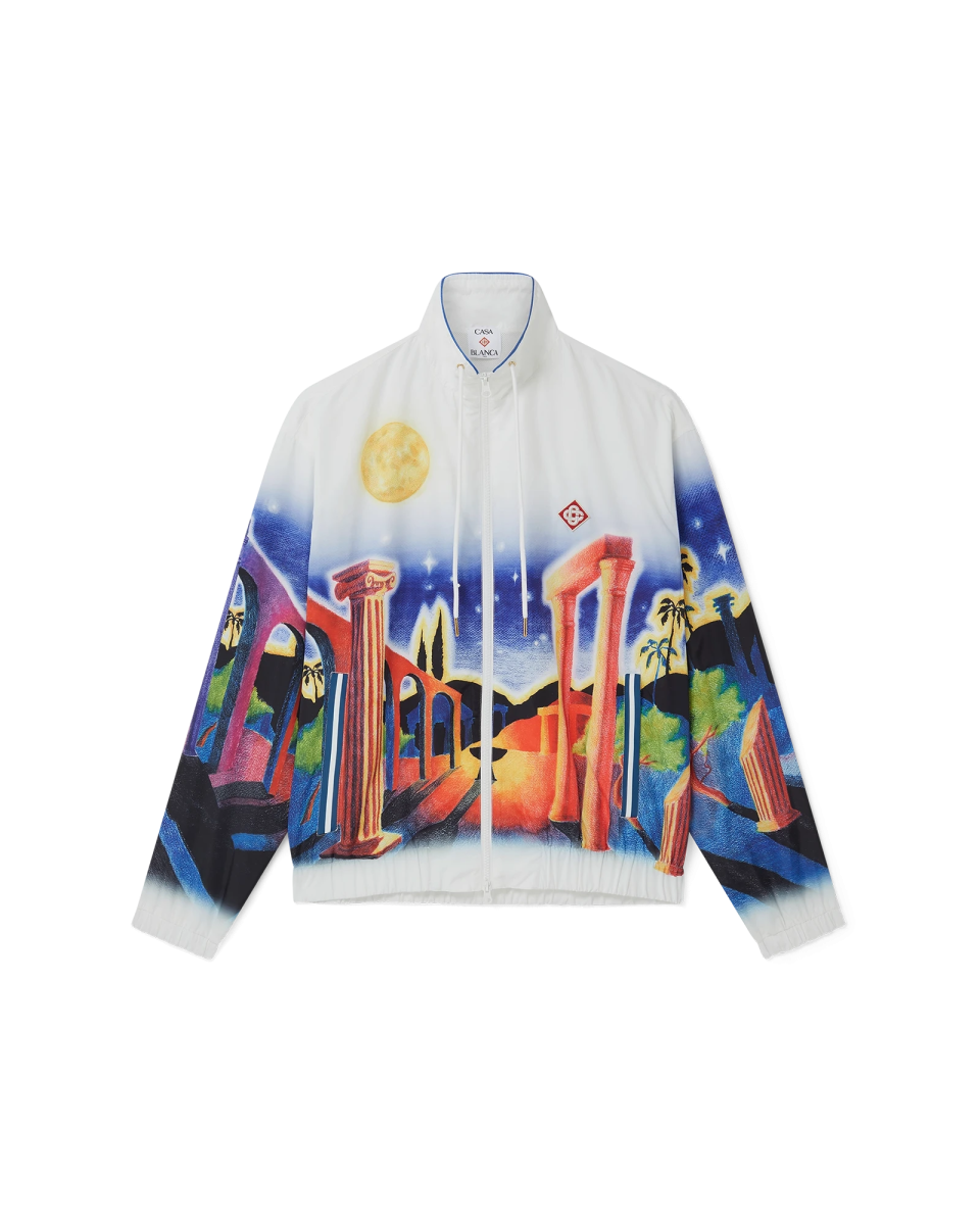 Midnight Acropolis Windbreaker Jacket