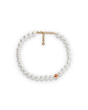 Caged Pearl Necklace