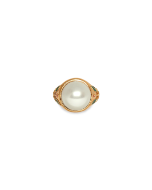 Pearl Signet Ring