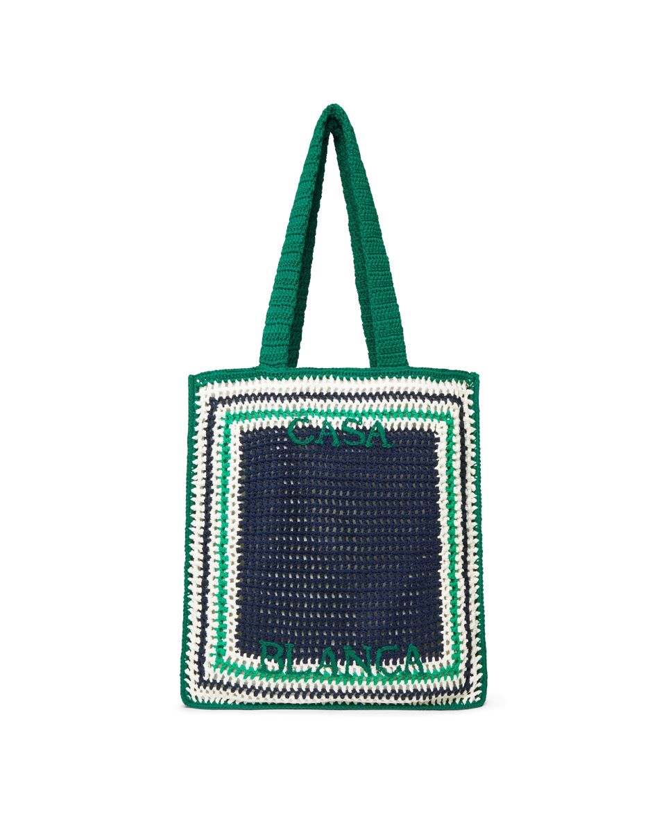 Stripe Crochet Bag