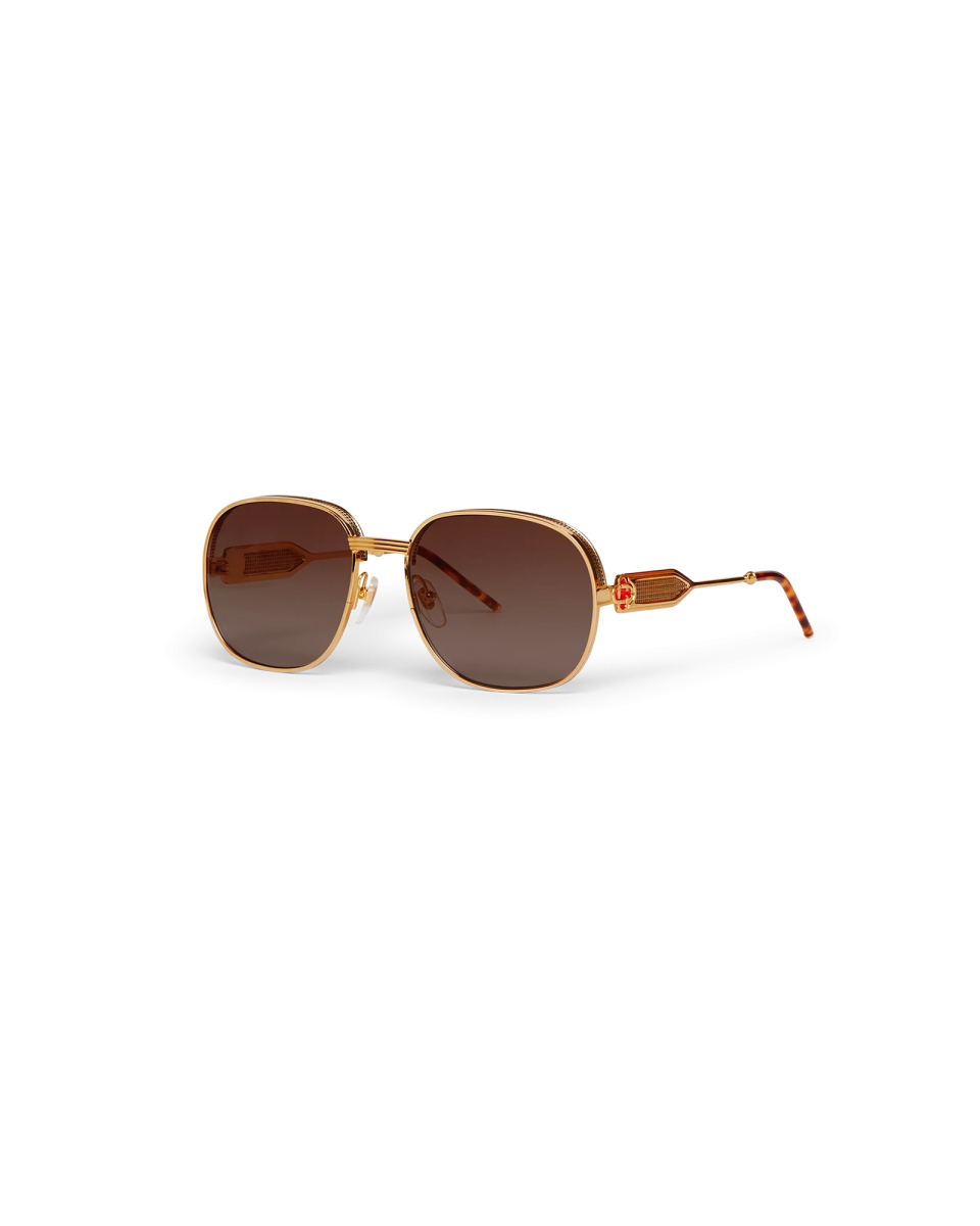 Gold & Brown The Vermont Sunglasses