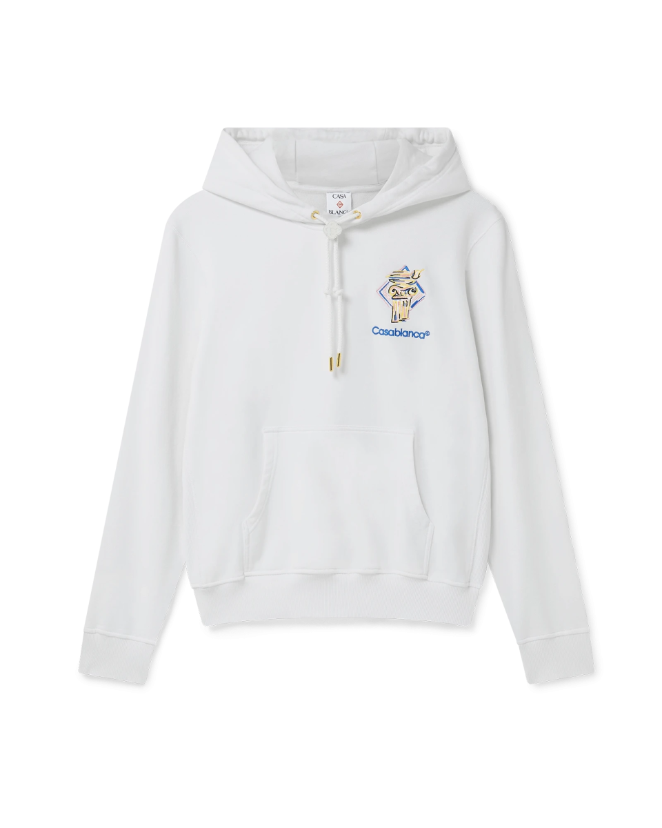 Diamond Column Hooded Sweatshirt