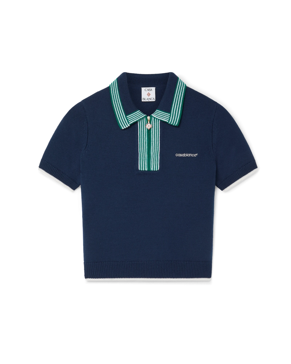 Knit Tennis Polo Shirt