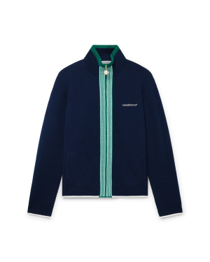 Knit Tennis Track Jacket