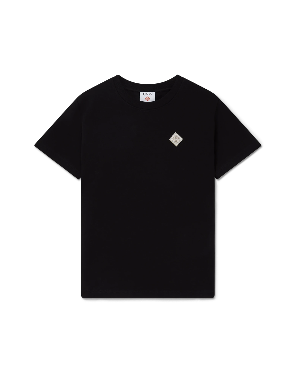 Pearl Diamond Patch Short Sleeve T-Shirt