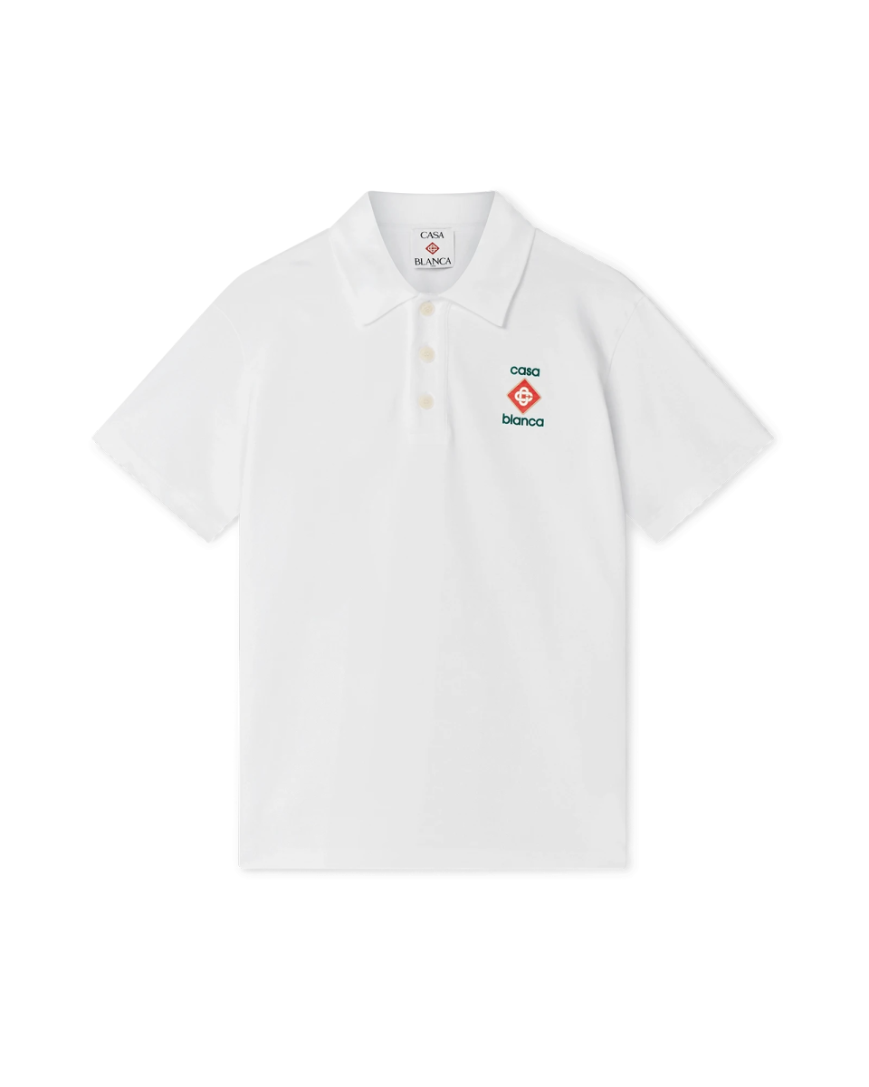 Logo Pique Polo Shirt