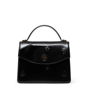 Black Emblems Jeanne Bag