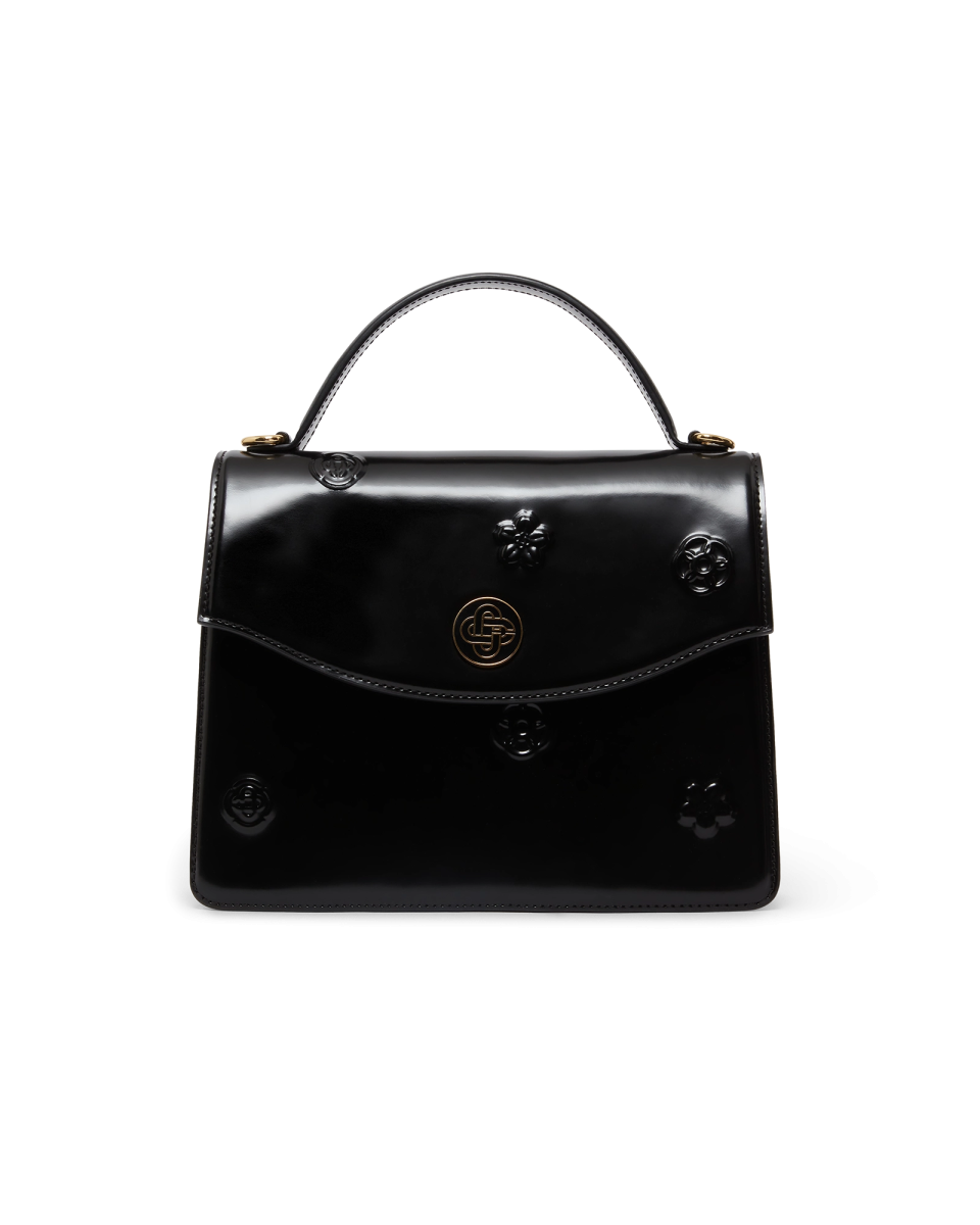 Black Emblems Jeanne Bag
