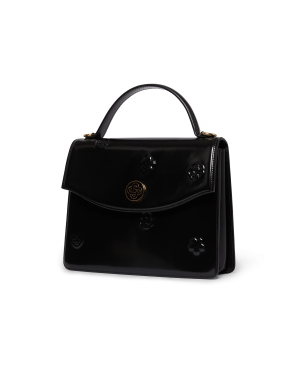 Black Emblems Jeanne Bag