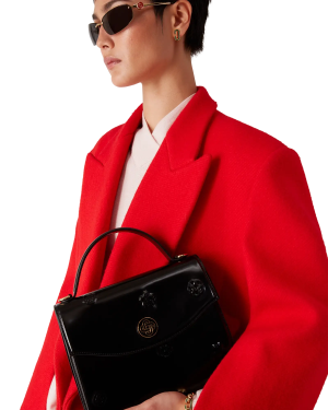 Black Emblems Jeanne Bag