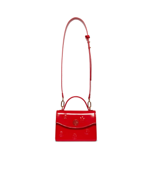 Red Emblems Mini Jeanne Bag