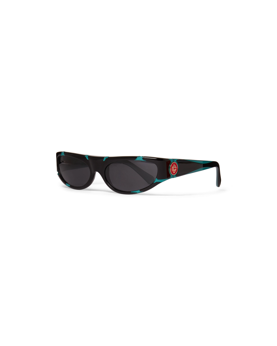 Black & Mint Sport Sunglasses