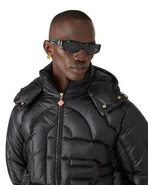 Black & Mint Sport Sunglasses