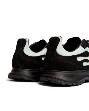 Women’s Black & Mint Stade Sneaker