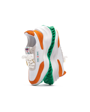 Women’s Atlantis White & Clay Orange Sneaker