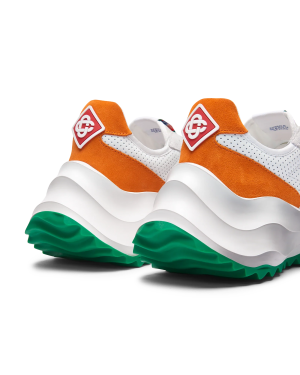 Women’s Atlantis White & Clay Orange Sneaker