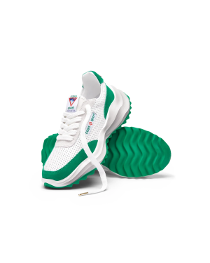 Women’s Atlantis White & Tennis Green Sneaker