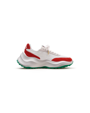 Men’s Atlantis White & Red Sneaker