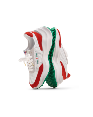 Men’s Atlantis White & Red Sneaker