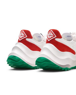 Men’s Atlantis White & Red Sneaker