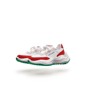 Men’s Atlantis White & Red Sneaker