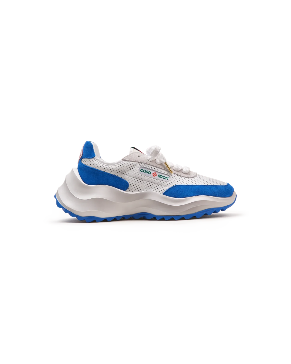 Women's Atlantis White & Blue Sneaker