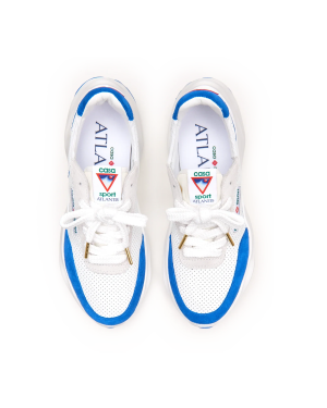 Men’s Atlantis White & Blue Sneaker