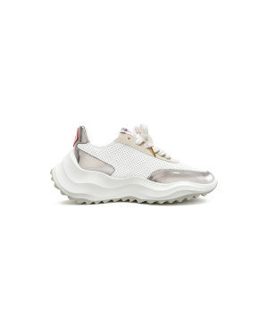 Women’s Atlantis White & Chrome Sneaker