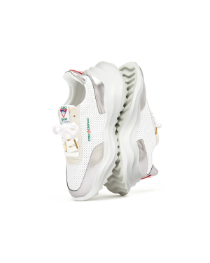Women’s Atlantis White & Chrome Sneaker