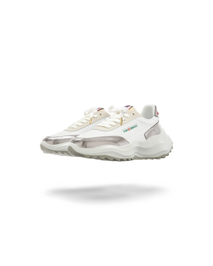 Women’s Atlantis White & Chrome Sneaker