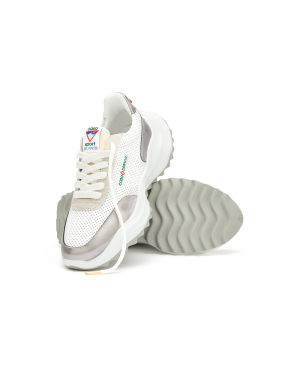 Women’s Atlantis White & Chrome Sneaker