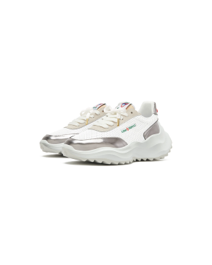 Women’s Atlantis White & Chrome Sneaker
