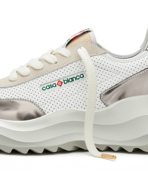 Women’s Atlantis White & Chrome Sneaker