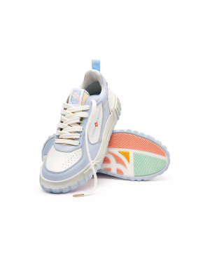 Women’s Court White & Powder Blue Sneaker