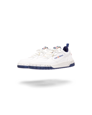 Women’s Court White & Navy Sneaker