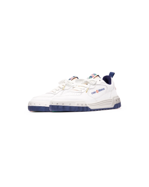 Women’s Court White & Navy Sneaker