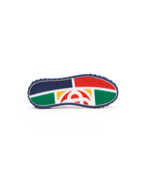 Women’s Court White & Navy Sneaker