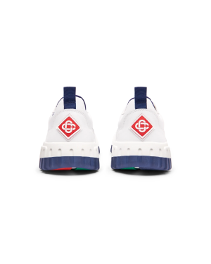 Women’s Court White & Navy Sneaker