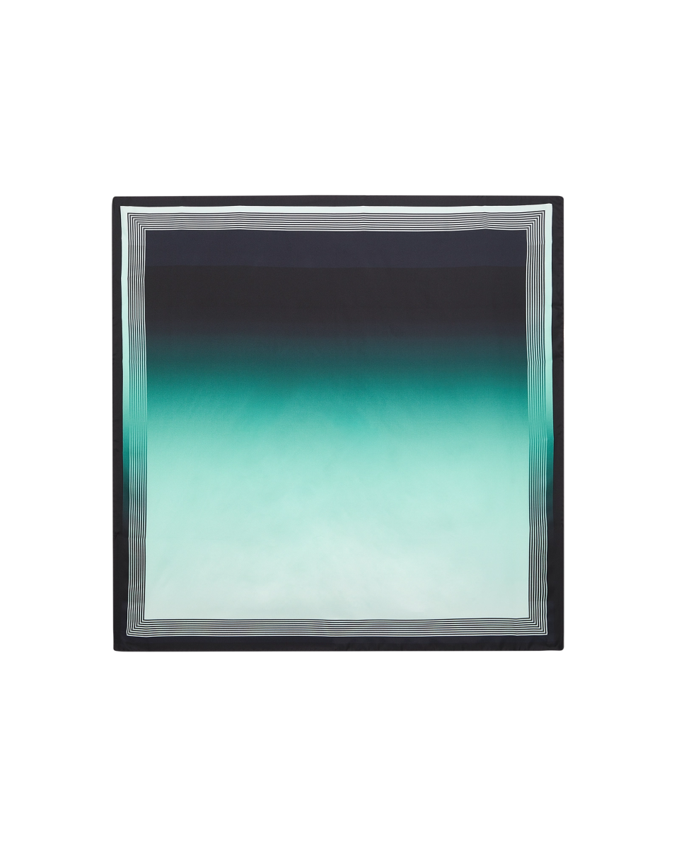Gradient Ping Pong Large Silk Scarf