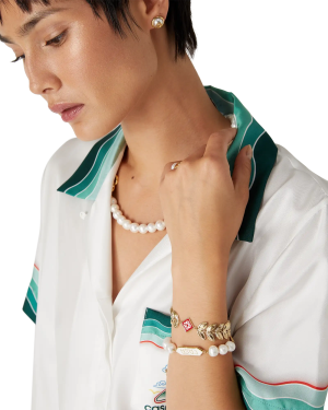 Gold Laurel Leaf Bracelet