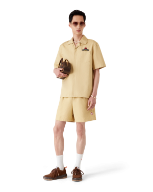 Men’s Brown Suede Court Sneaker