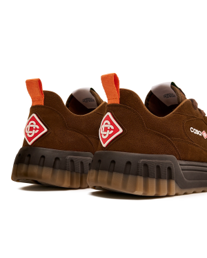 Men’s Brown Suede Court Sneaker