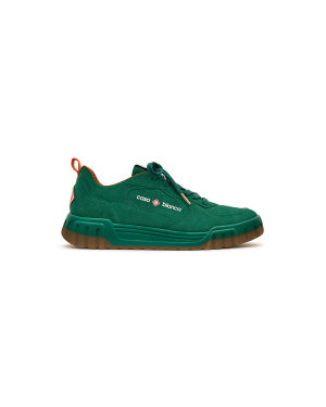 Women’s Green Suede Court Sneaker