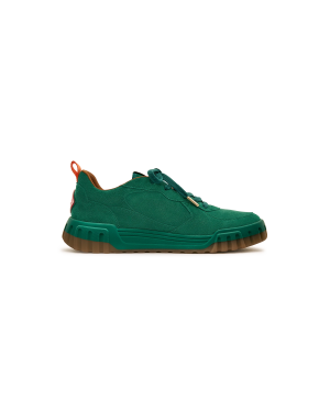 Men’s Green Suede Court Sneaker