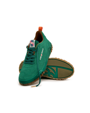 Men’s Green Suede Court Sneaker