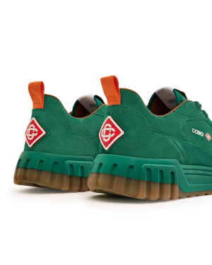 Women’s Green Suede Court Sneaker