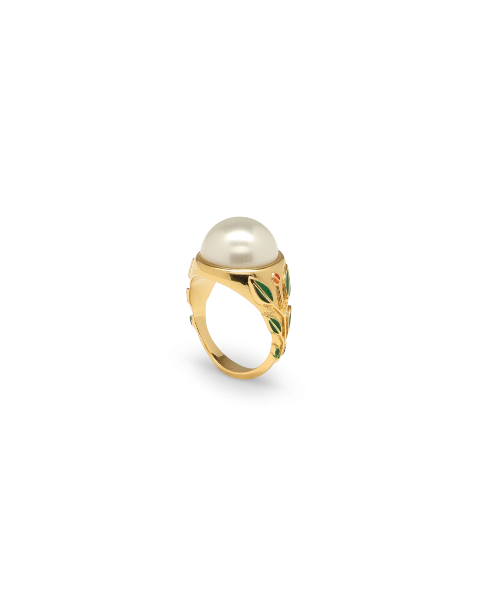 Pearl Signet Ring