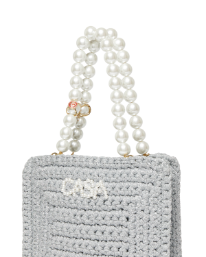 Pearl Mini Crochet Bag