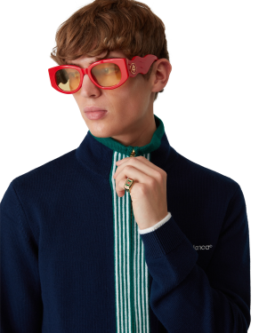 Red The Memphis Sunglasses