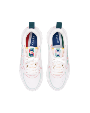 Women’s Court White & Multicolour White Sneakers